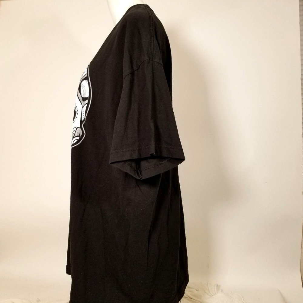 Chicago South Side White Sox T Shirt 2XL Black Sugar Skull Muertos Day of Dead - Picture 7 of 10